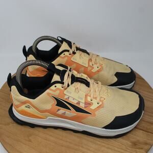 Altra Shoes Womens 6.5 Lone Peak 7 Orange Trail Running Sneakers Outdoor Workout